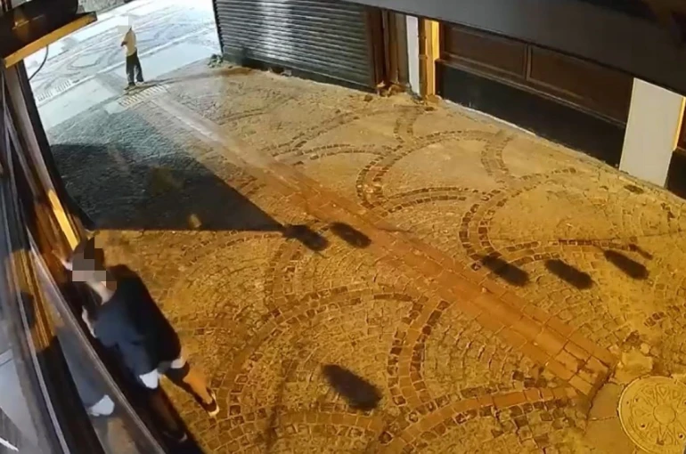 Edirne’de çocuk hırsızlar kameraya yansıdı