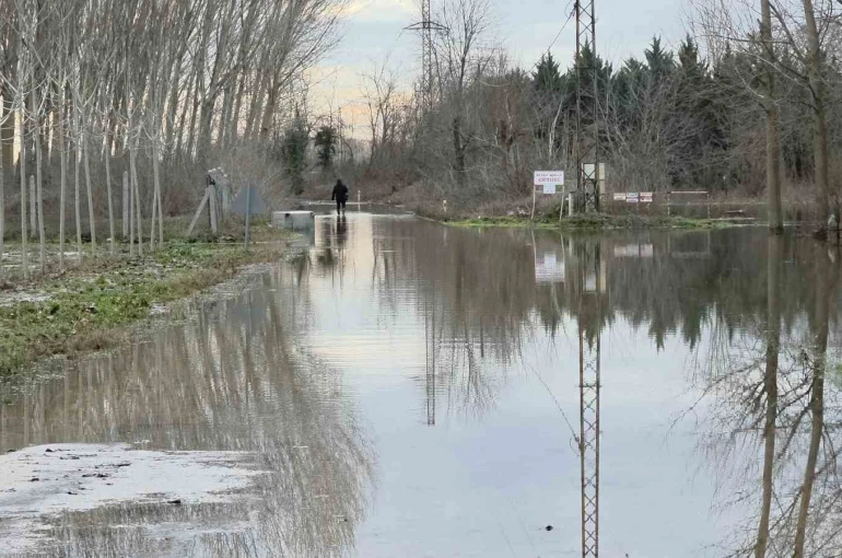Edirne’de taşkın suları çekiliyor