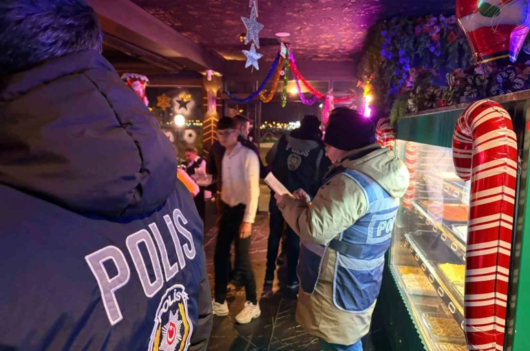 Edremit polisi yılbaşında kuş uçurtmadı