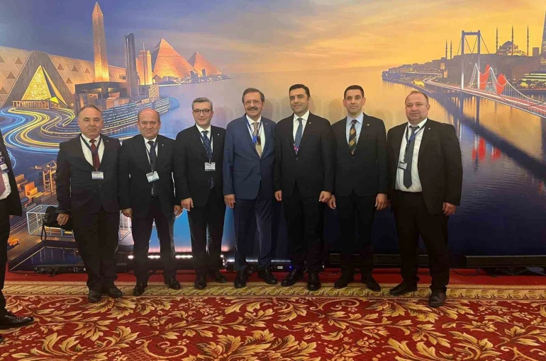 Edremit Ticaret Odası Başkanı Çetin, Türkiye-Mısır İş Forumlarına katıldı