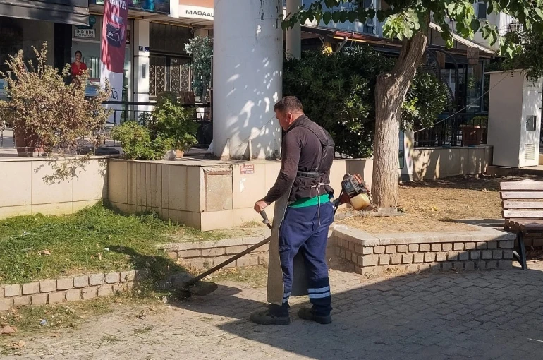 Efeler Belediyesi’nden yeşil alanlarda çalışma