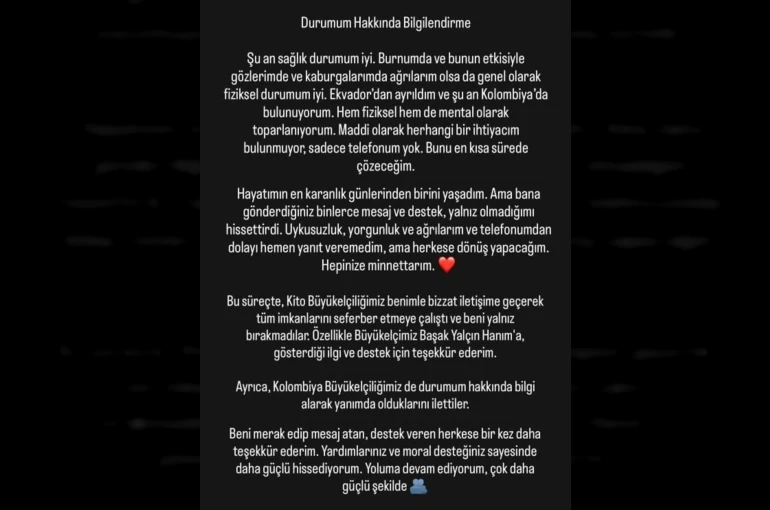 Ekvator’da saldırıya uğradığını paylaşan Türk gezginle Türk Büyükelçiliği temasa geçti
