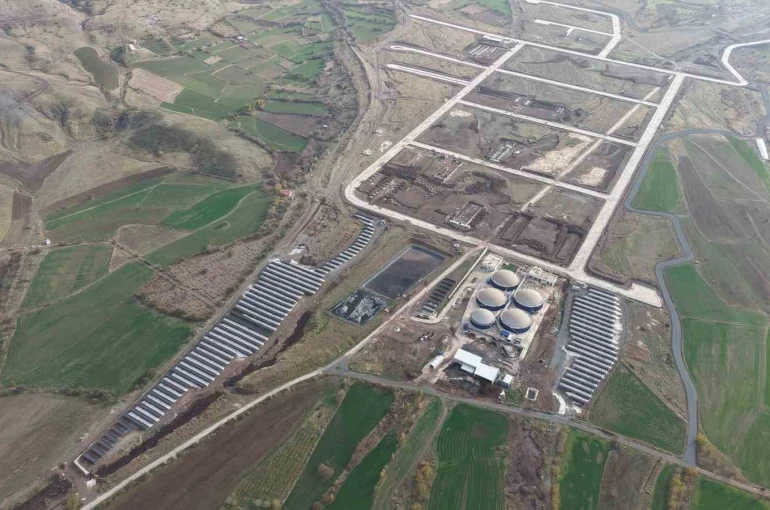 Elazığ’da 250 milyon liralık Cevizdere Besi OSB’de altyapı tamamlandı, bölge dron ile görüntülendi