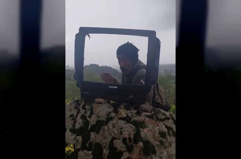 Elazığ’da çoban, kırık televizyonla hava durumu sunup doluya karşı uyardı