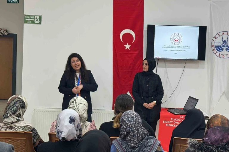 Elazığ’da kadına yönelik şiddetle mücadele eğitimi