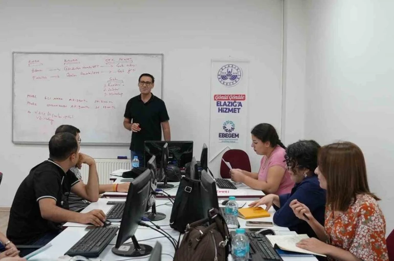 Elazığ’da meslek eğitim kurslarına yoğun ilgi