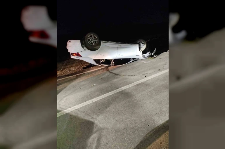 Elazığ’da otomobil takla attı: 6 yaralı