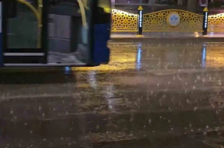 Elazığ’da sağanak yağış