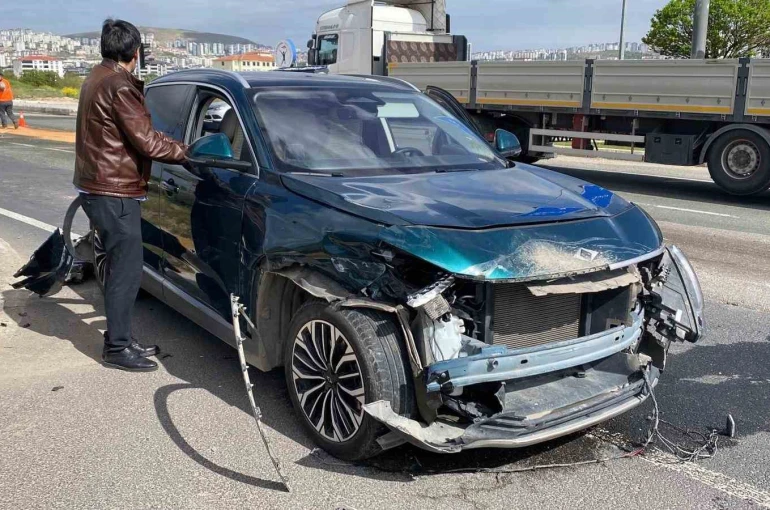 Elazığ’da trafik kazası: 1 yaralı