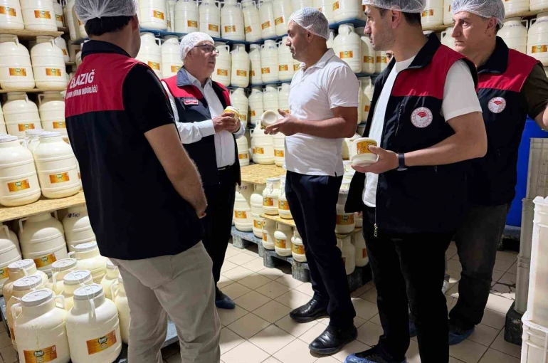 Elazığ’da tulum peynirinde üretim süreci yerinde incelendi