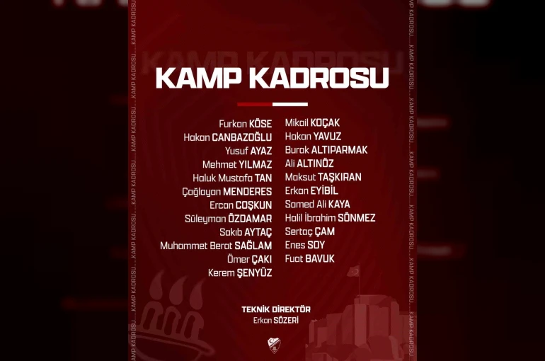 Elazığspor, Bursa’ya 23 futbolcuyla gitti