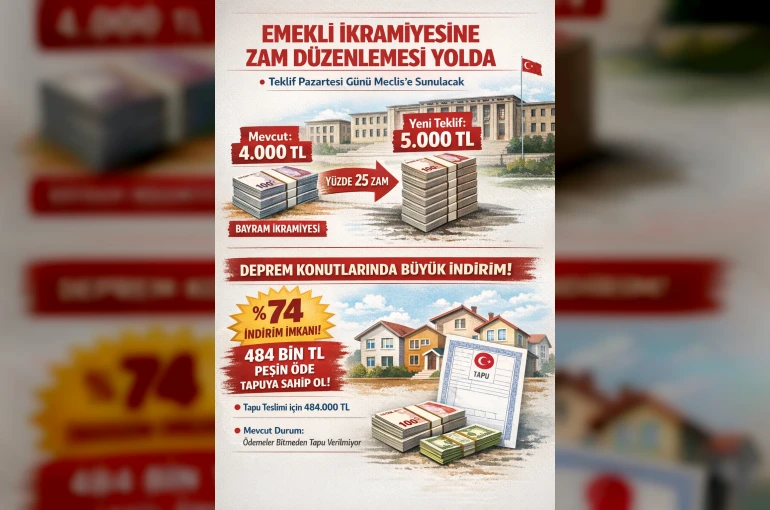 Emekli bayram ikramiyelerine zam geliyor!