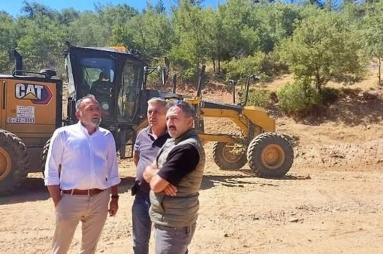 Emet’in 2 köyünde enerji hatlarını yenileme çalışması
