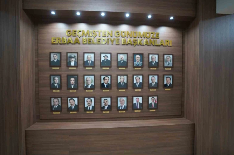 Erbaa Belediyesi’nin yönetim tarihi tek panoda toplandı