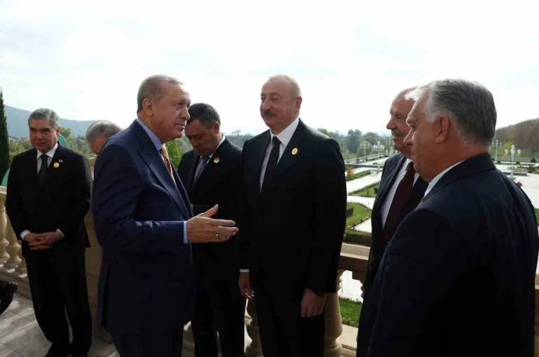 Erdoğan ve TDT liderleri, sohbet etti