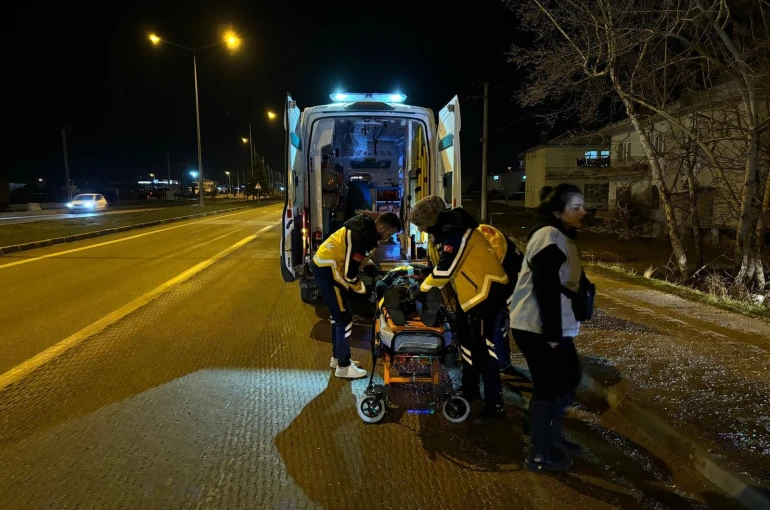 Ereğli'de motosiklet kazası: 1 yaralı