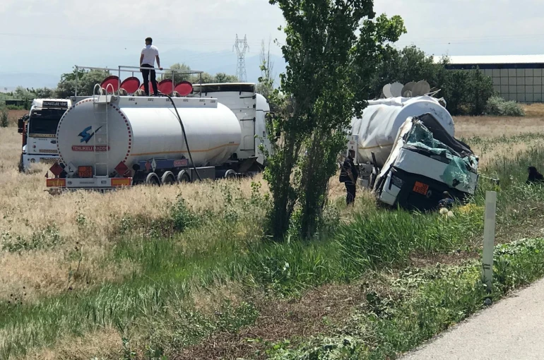 Ereğli’de tanker şarampole devrildi: 1 yaralı