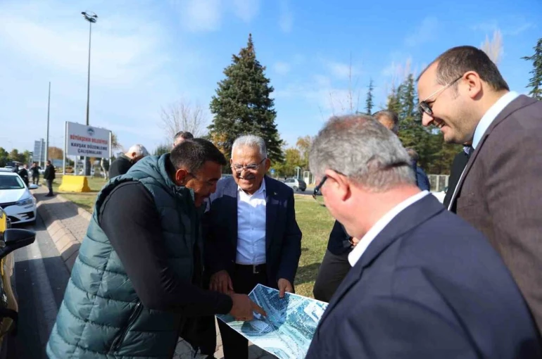 ERÜ Kavşağı’ndaki çalışma devam ediyor