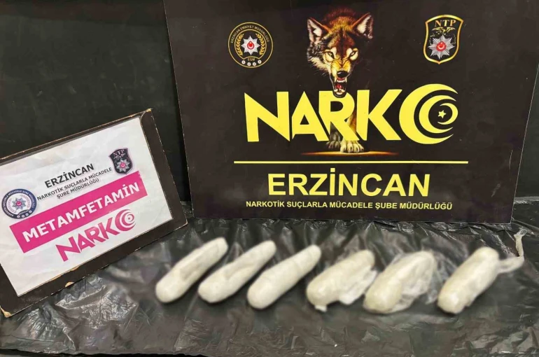 Erzincan’da 565 gram metamfetamin ele geçirildi: 2 şüpheli tutuklandı