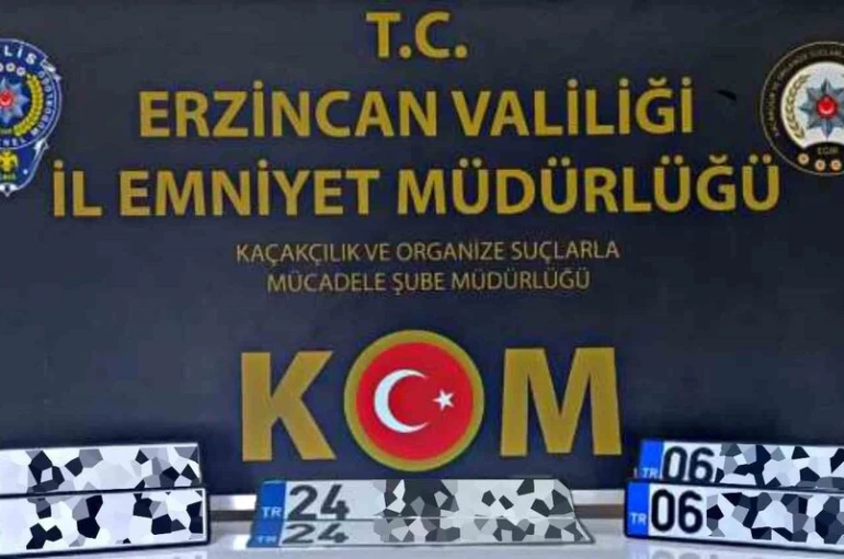 Erzincan’da ’APP plaka’ operasyonu! 5 kişi gözaltına alındı