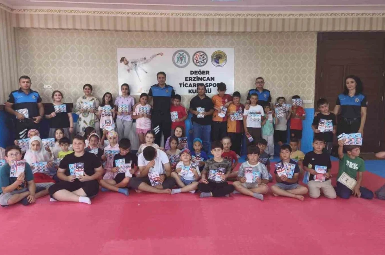 Erzincan’da öğrencilere güvenlik eğitimi verildi