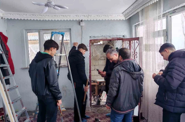 Erzurum Karaçoban’dan umudu büyüten iyilik hareketi: "Bir ışık da sen yak"