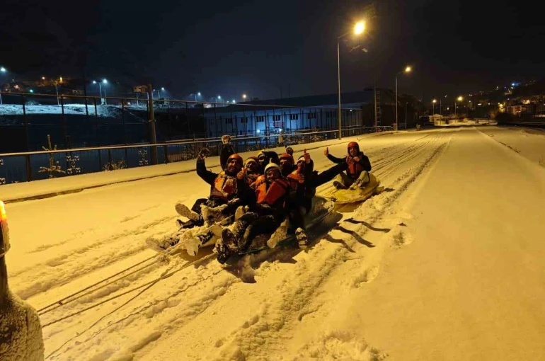 Erzurum’da gençlerden yeni spor denemesi: "KarKano"