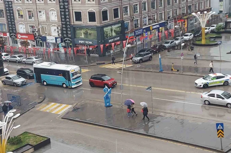 Erzurum’da kuvvetli sağanak yağış uyarısı