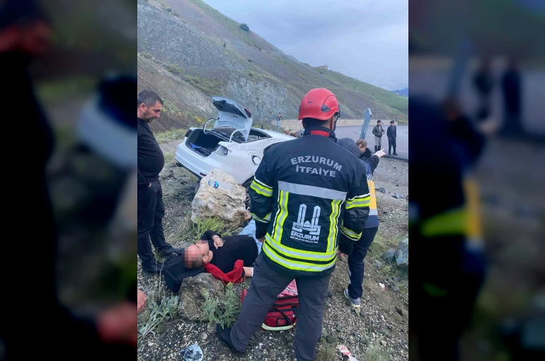 Erzurum’da trafik kazası: 4 yaralı