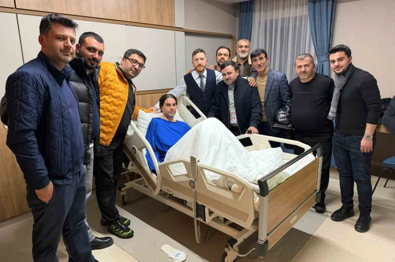 Erzurumspor’da Orbanic’e moral ziyareti, Yakup Kırtay’a 100. maç tebriği