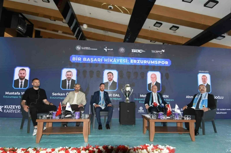 Erzurumspor’un başarı hikâyesi KUDAKAF’26’da gençlerle buluştu