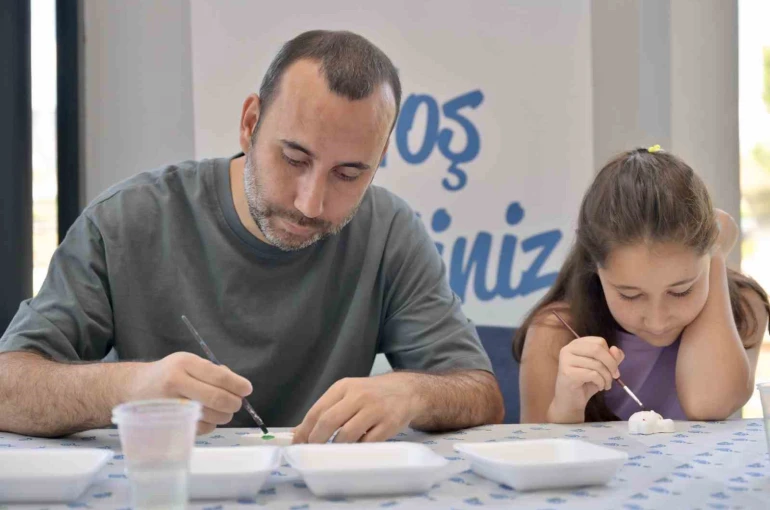 Esenyurt’ta babalar ve çocukları sanatla buluştu