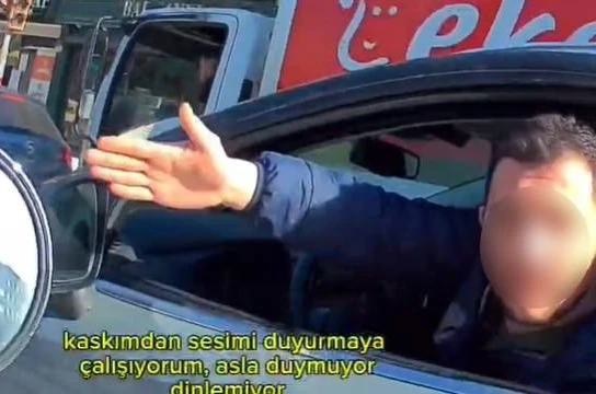 Eskişehir’de seslerin yükseldiği gergin trafik tartışması kamerada