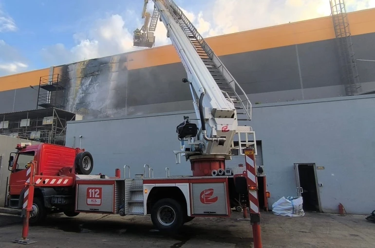 Eskişehir’de yalıtım fabrikasında yangın 