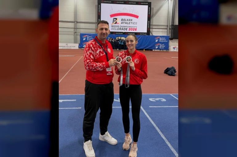 Eskişehirli atletizm sporcusundan Balkan’da altın madalya