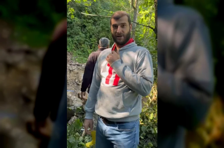 Eşyaları dere kenarında bulunan şahıs için arama çalışması başlatıldı 