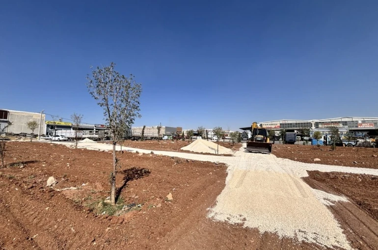 Eyyübiye Belediyesi’nden yeni yeşil alan çalışması