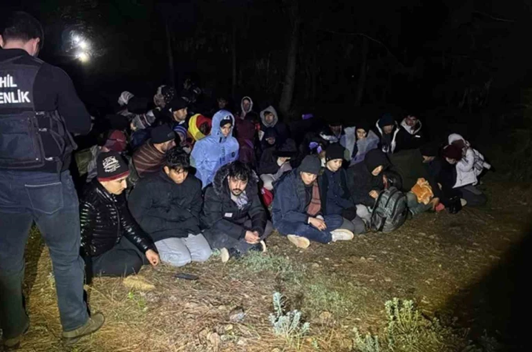 Fethiye’de 24’ü çocuk 58 düzensiz göçmen yakalandı