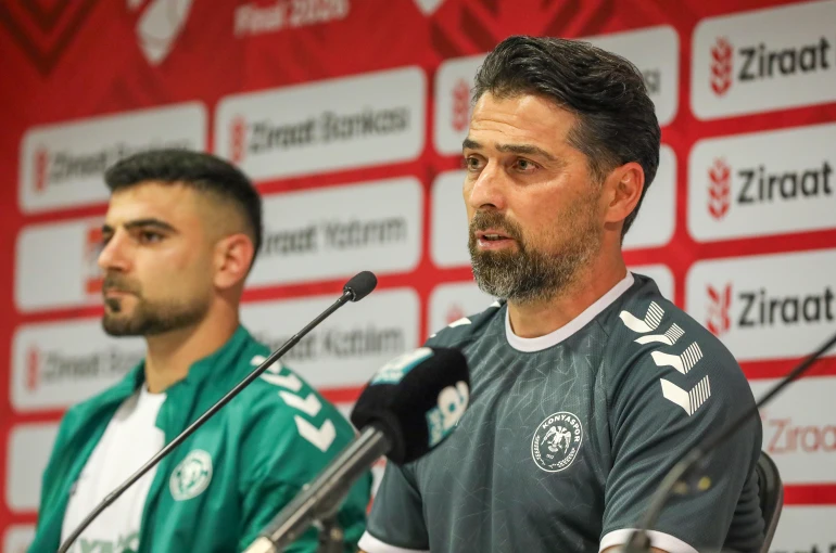 Finalistler soruları cevaplandırdı! Konyaspor kupayı şehre getirmek istiyor!
