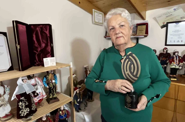 Folklorik kitre bebek sanatıyla Türkiye’nin ‘hazinesi’ oldu