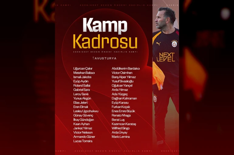 Galatasaray, Avusturya’ya gitti