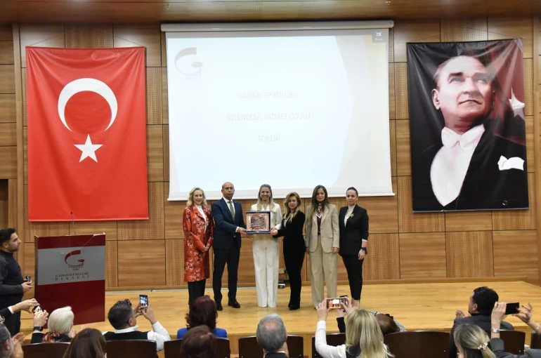 Gaziantep Kulübü 2025 Geleneksel Hizmet Ödülü Töreni gerçekleştirildi