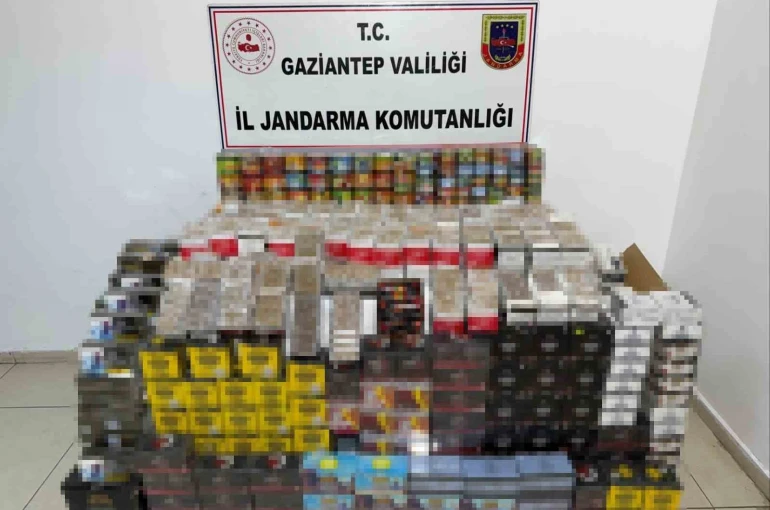 Gaziantep’te 1,8 milyon TL değerinde kaçak ürün ele geçirildi: 1 gözaltı
