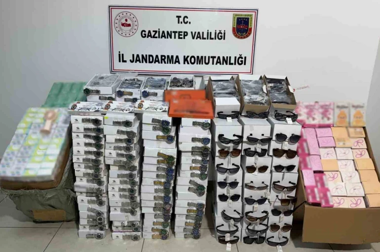 Gaziantep’te 4,5 milyon TL değerinde kaçak malzeme ele geçirildi: 1 gözaltı