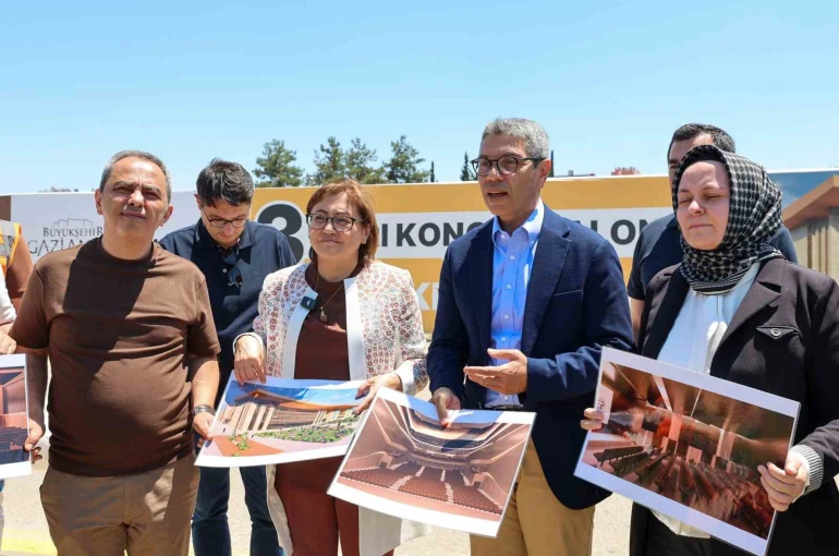 Gaziantep’te bölgenin en büyük kongre merkezlerinden biri şehre kazandırılıyor