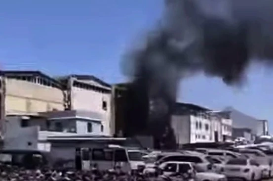 Gaziantep’te korkutan iş yeri yangını