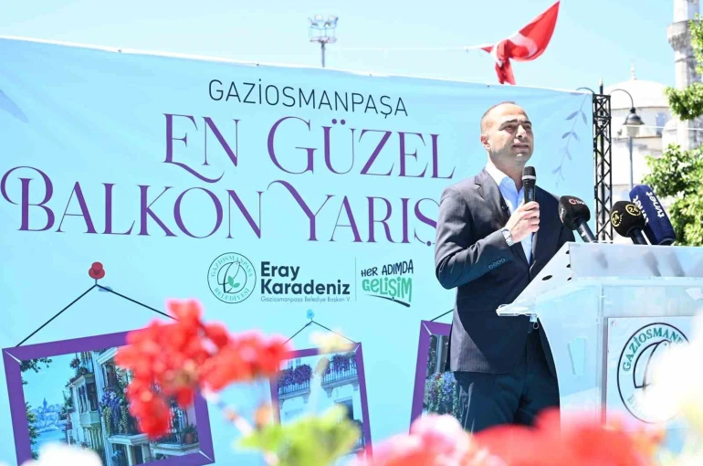 Gaziosmanpaşa’nın en güzel balkonları ödüllendirildi 