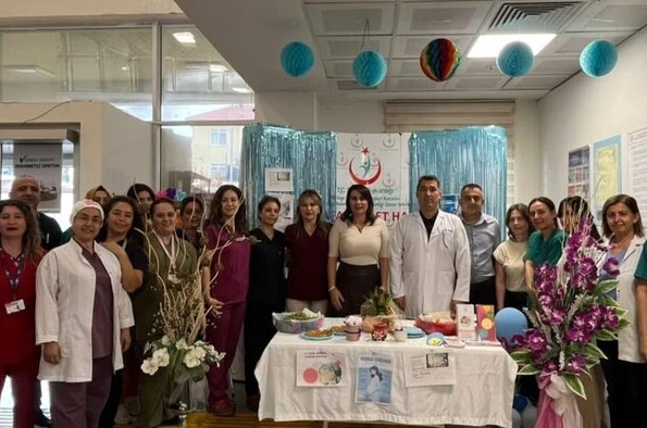 Gazipaşa Devlet Hastanesi’nden normal doğuma teşvik etkinliği