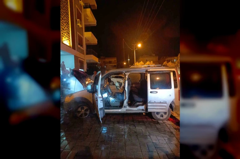 Gazipaşa’da araç yangını