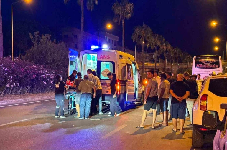 Gazipaşa’da aracın çarptığı yaya yaralandı
